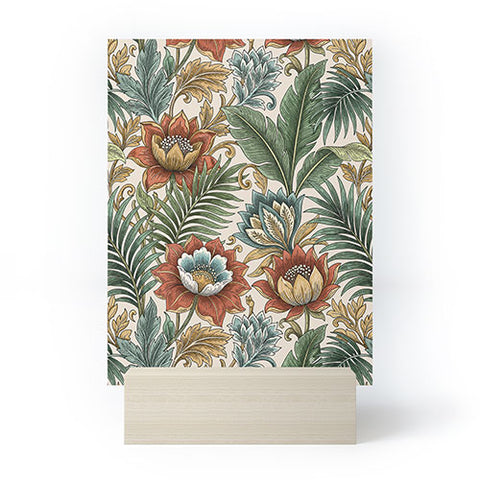 Marta Barragan Camarasa Retro Jungle Garden Mini Art Print