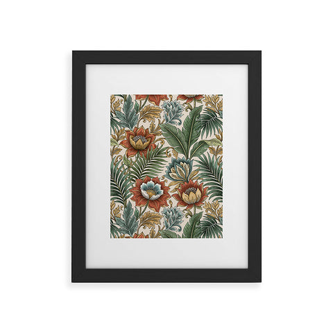Marta Barragan Camarasa Retro Jungle Garden Framed Art Print