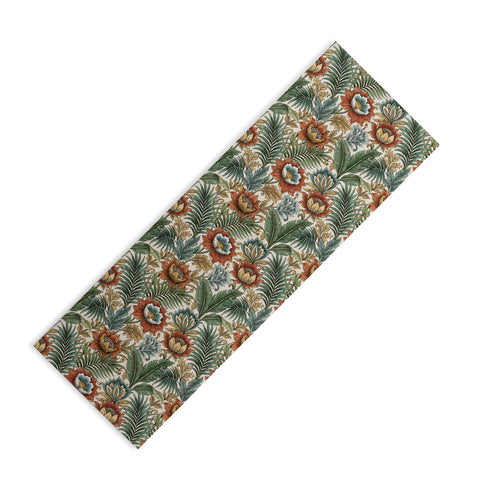 Marta Barragan Camarasa Retro Jungle Garden Yoga Mat