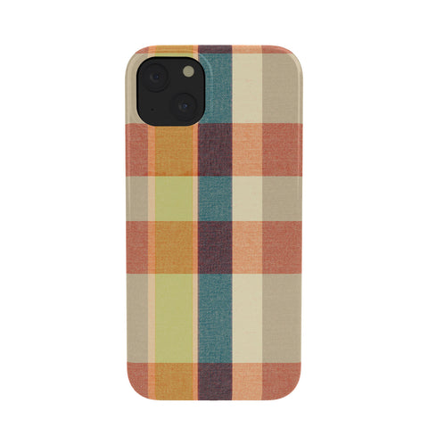 Marta Barragan Camarasa Retro Picnic Plaid Warm Tones Phone Case