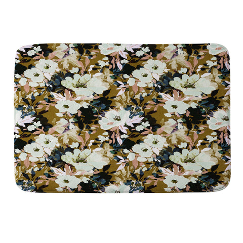 Marta Barragan Camarasa Romantic Floral Fusion Memory Foam Bath Mat