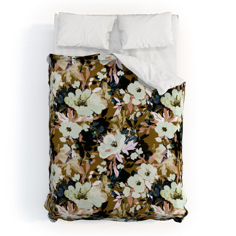 Marta Barragan Camarasa Romantic Floral Fusion Duvet Cover