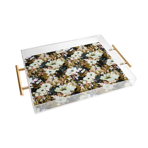 Marta Barragan Camarasa Romantic Floral Fusion Acrylic Tray