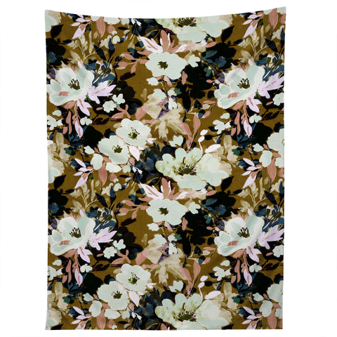Marta Barragan Camarasa Romantic Floral Fusion Tapestry