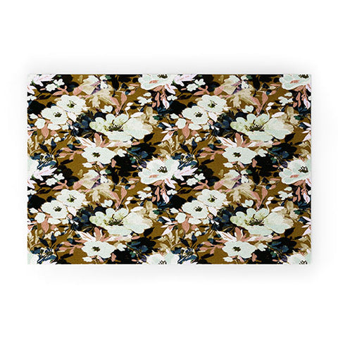 Marta Barragan Camarasa Romantic Floral Fusion Welcome Mat