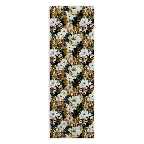 Marta Barragan Camarasa Romantic Floral Fusion Yoga Towel