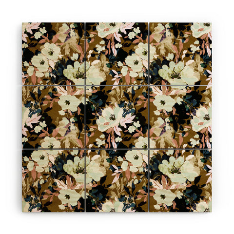 Marta Barragan Camarasa Romantic Floral Fusion Wood Wall Mural