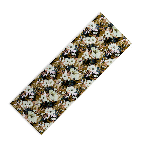 Marta Barragan Camarasa Romantic Floral Fusion Yoga Mat