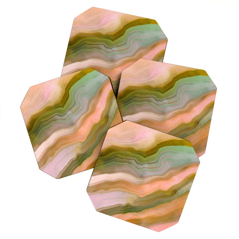 Marta Barragan Camarasa Rustic desert colors I Coaster Set