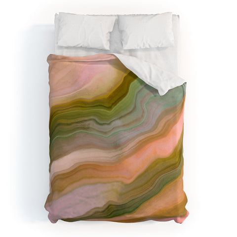 Marta Barragan Camarasa Rustic desert colors I Duvet Cover