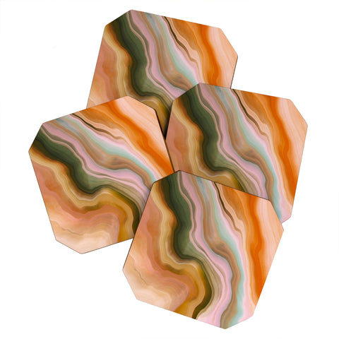 Marta Barragan Camarasa Rustic desert colors II Coaster Set