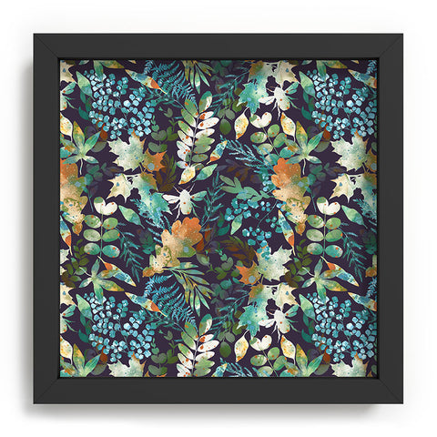 Marta Barragan Camarasa Rustic forest charm night Recessed Framing Square