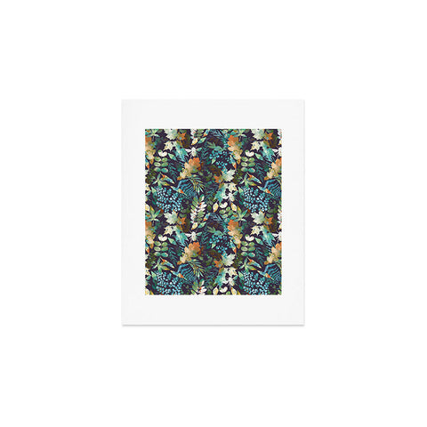 Marta Barragan Camarasa Rustic forest charm night Art Print