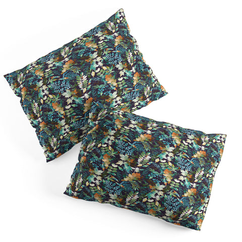 Marta Barragan Camarasa Rustic forest charm night Pillow Shams