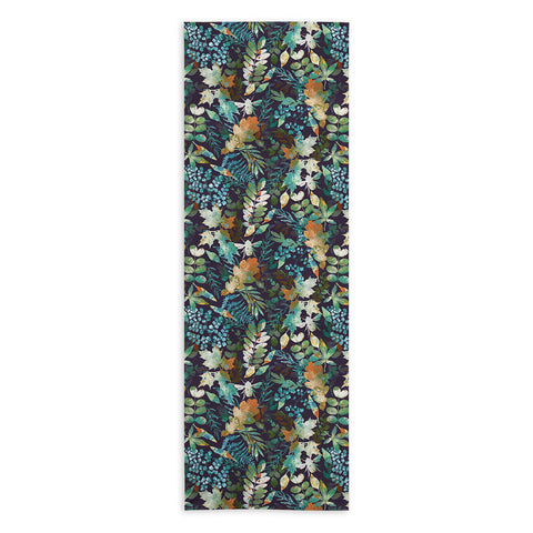 Marta Barragan Camarasa Rustic forest charm night Yoga Towel