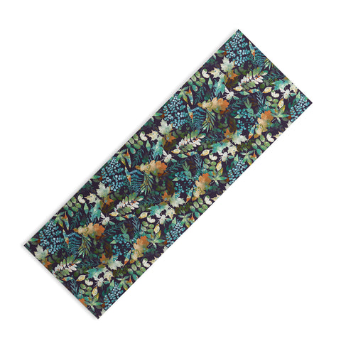 Marta Barragan Camarasa Rustic forest charm night Yoga Mat