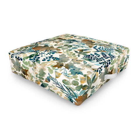 Marta Barragan Camarasa Rustic forest harmony Outdoor Floor Cushion