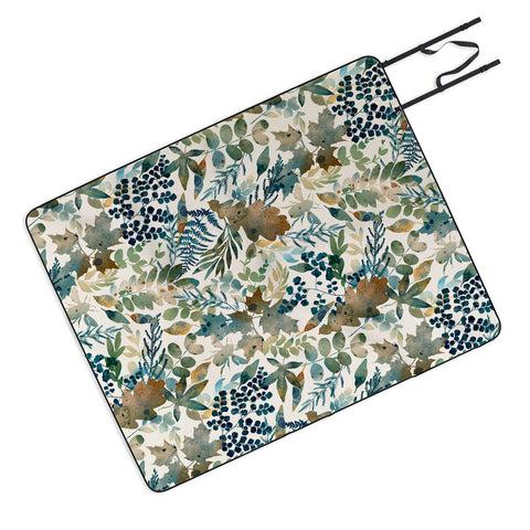 Marta Barragan Camarasa Rustic forest harmony Picnic Blanket