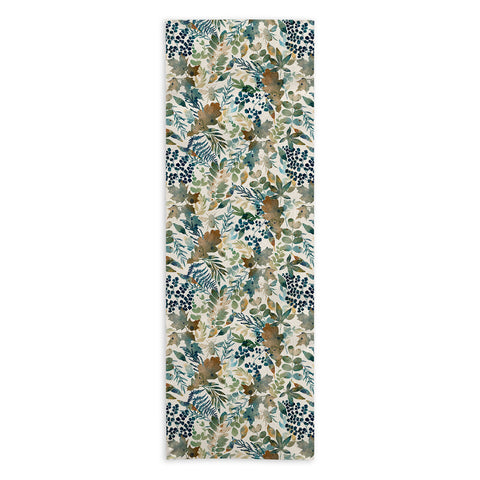 Marta Barragan Camarasa Rustic forest harmony Yoga Towel