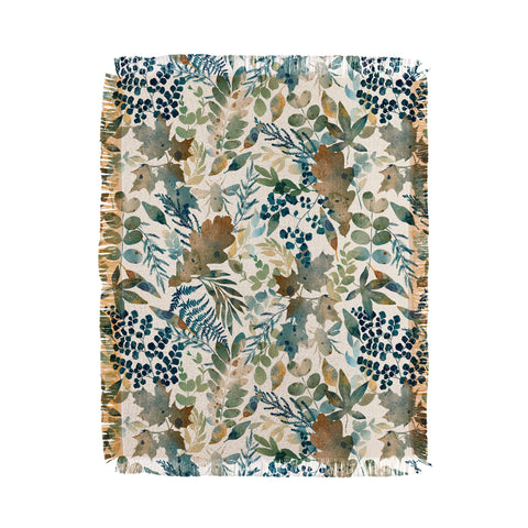 Marta Barragan Camarasa Rustic forest harmony Throw Blanket
