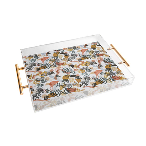 Marta Barragan Camarasa Shapes modern tropical S Acrylic Tray