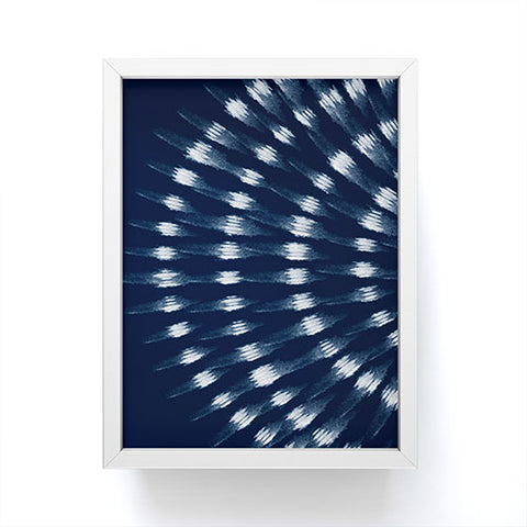 Marta Barragan Camarasa Shibori tie dye I Framed Mini Art Print