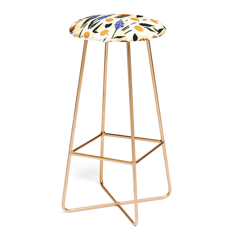 Marta Barragan Camarasa Simple blooming meadow 23C Bar Stool