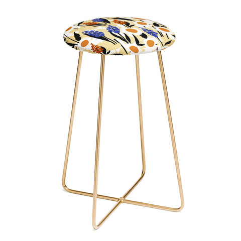 Marta Barragan Camarasa Simple blooming meadow 23C Counter Stool