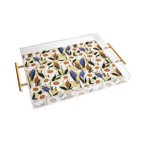 Marta Barragan Camarasa Simple blooming meadow 23C Acrylic Tray