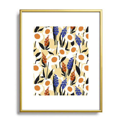 Marta Barragan Camarasa Simple blooming meadow 23C Metal Framed Art Print