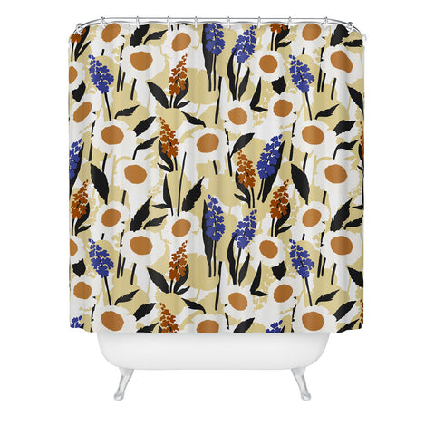 Marta Barragan Camarasa Simple blooming meadow 23C Shower Curtain