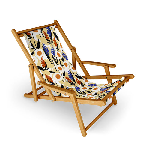 Marta Barragan Camarasa Simple blooming meadow 23C Sling Chair