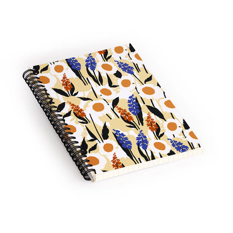 Marta Barragan Camarasa Simple blooming meadow 23C Spiral Notebook