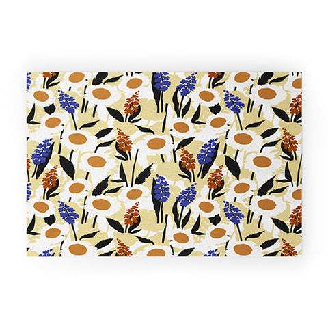 Marta Barragan Camarasa Simple blooming meadow 23C Welcome Mat