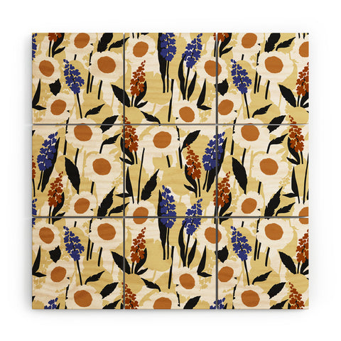 Marta Barragan Camarasa Simple blooming meadow 23C Wood Wall Mural
