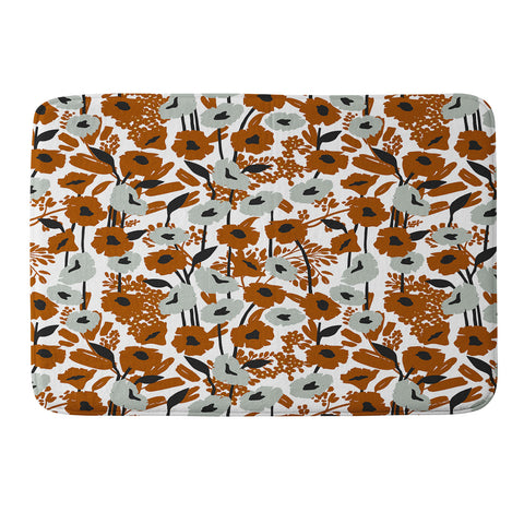 Marta Barragan Camarasa Simple blooming meadow A 23 Memory Foam Bath Mat