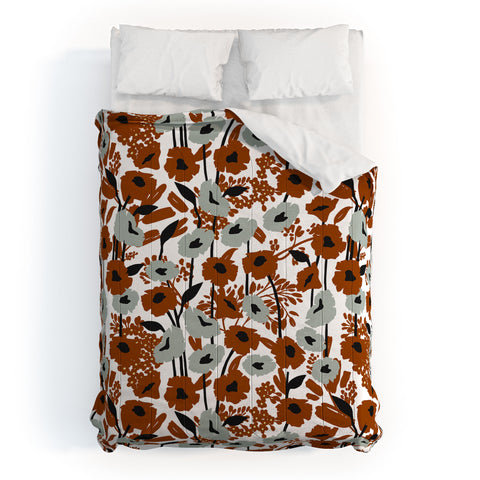 Marta Barragan Camarasa Simple blooming meadow A 23 Comforter