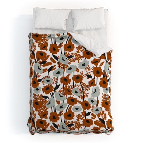 Marta Barragan Camarasa Simple blooming meadow A 23 Duvet Cover