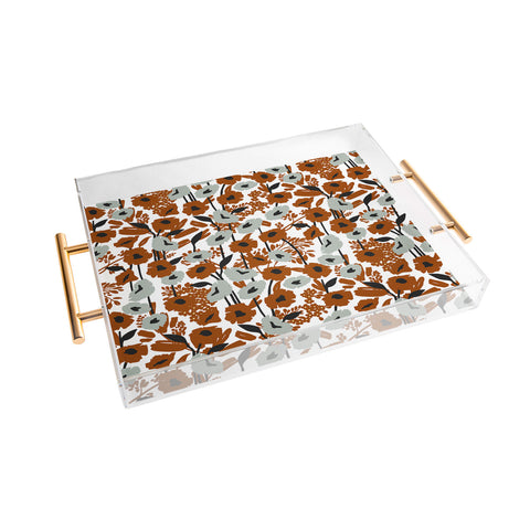 Marta Barragan Camarasa Simple blooming meadow A 23 Acrylic Tray
