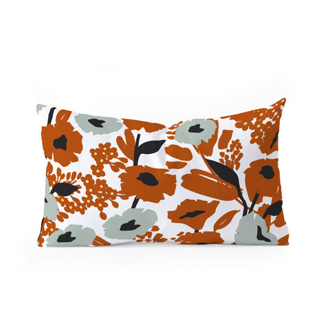 Marta Barragan Camarasa Simple blooming meadow A 23 Oblong Throw Pillow