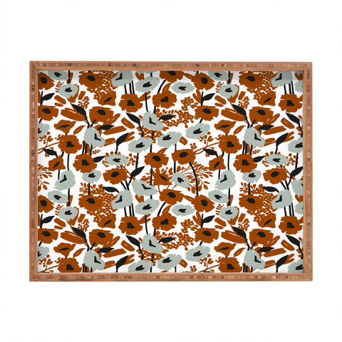 Marta Barragan Camarasa Simple blooming meadow A 23 Rectangular Tray