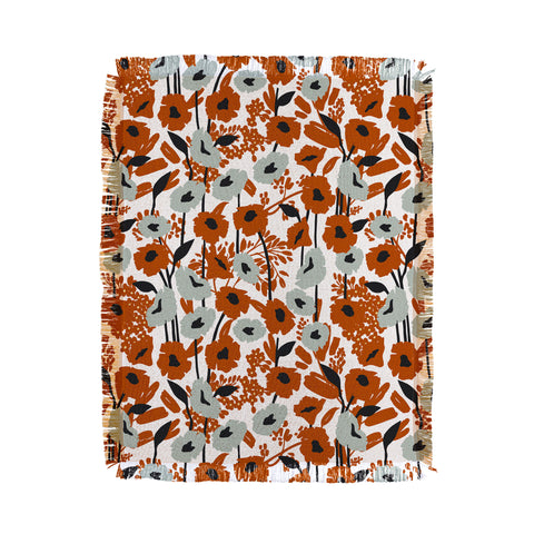Marta Barragan Camarasa Simple blooming meadow A 23 Throw Blanket