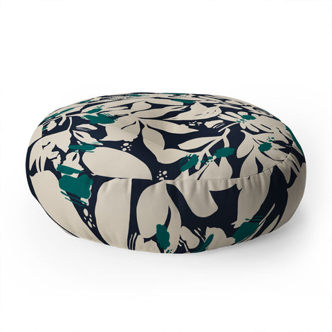 Marta Barragan Camarasa Simple nature shapes SP Floor Pillow Round
