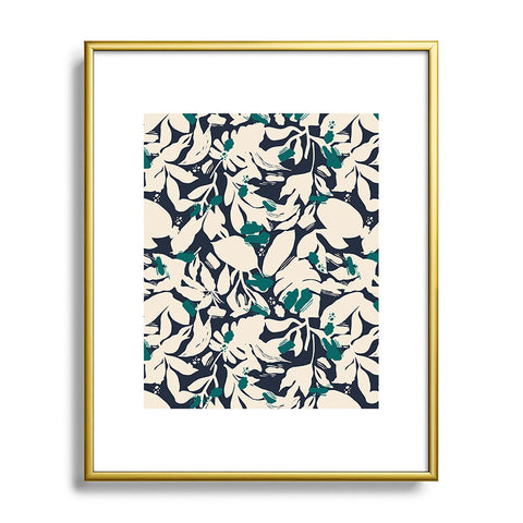 Marta Barragan Camarasa Simple nature shapes SP Metal Framed Art Print