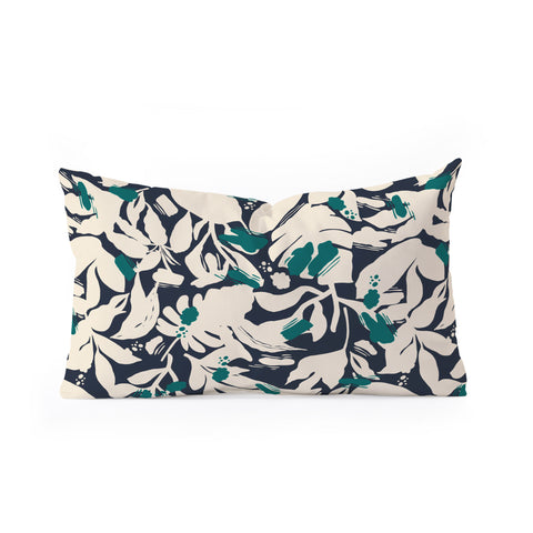 Marta Barragan Camarasa Simple nature shapes SP Oblong Throw Pillow