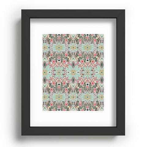 Marta Barragan Camarasa Sophisticated Floral Motif Recessed Framing Rectangle