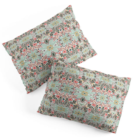 Marta Barragan Camarasa Sophisticated Floral Motif Pillow Shams