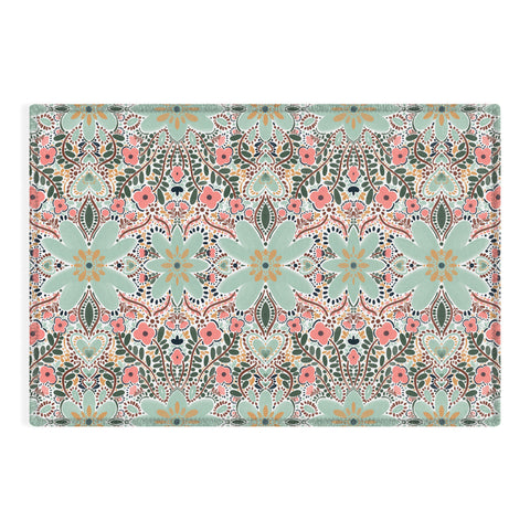 Marta Barragan Camarasa Sophisticated Floral Motif Outdoor Rug