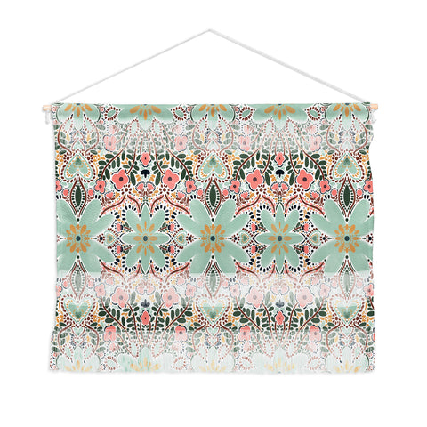 Marta Barragan Camarasa Sophisticated Floral Motif Wall Hanging Landscape