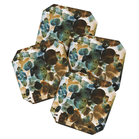 Marta Barragan Camarasa Splashes autumn whisper Coaster Set